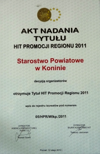 Rozdano Wielkopolskie HITY