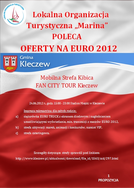 LOT „Marina” poleca ... oferty na EURO 2012