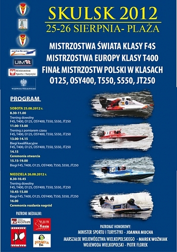 Motorowodne Mistrzostwa Świata, Europy i Polski w Skulsku