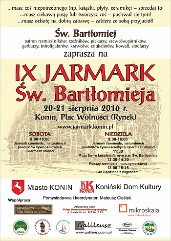 IX Jarmark św. Bartłomieja