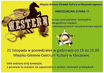 Andrzejkowa zumba w Kleczewie