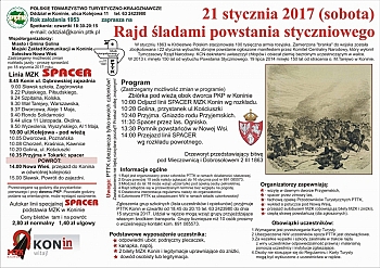 Śladami powstania styczniowego